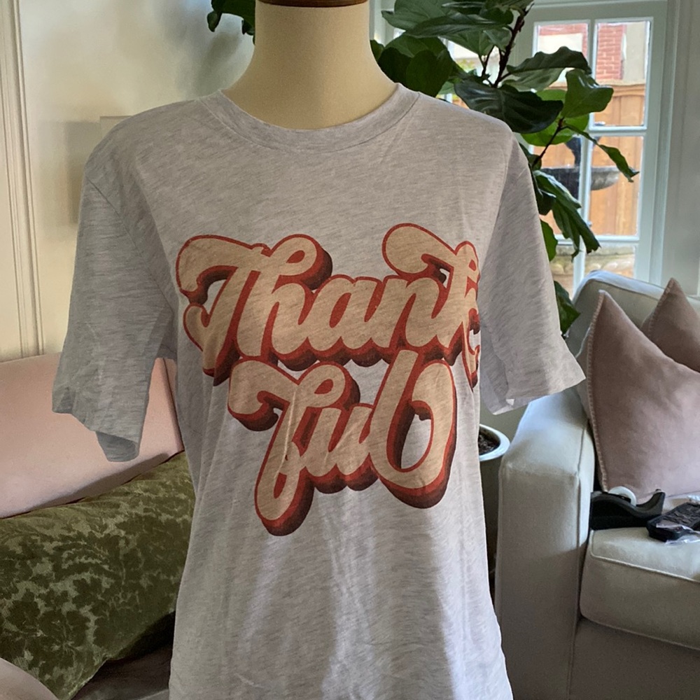 Retro Thankful Tee Shirt